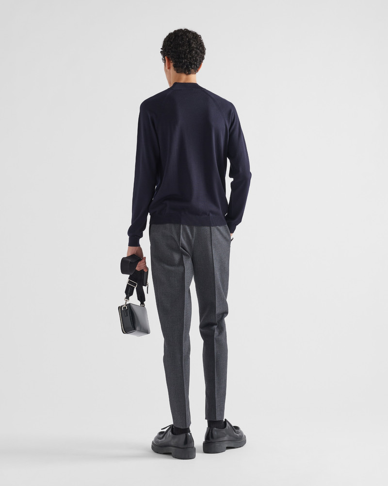 Worsted wool turtleneck sweater 5