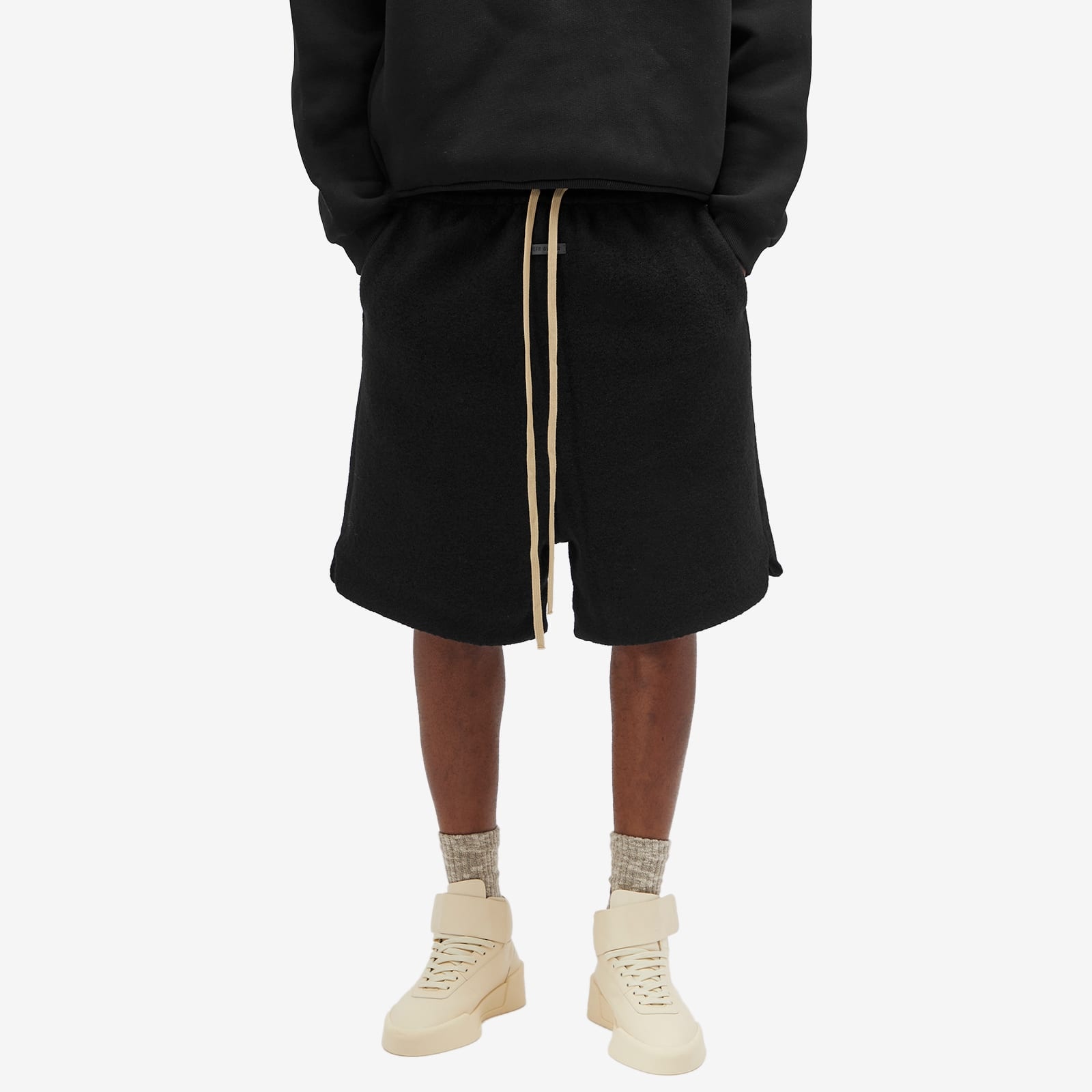 Fear of God Boiled Wool Relaxed Shorts - 2