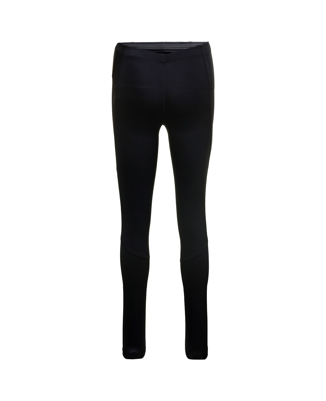 Leggings With Side Logo Detail In Stretch Spandex - 2