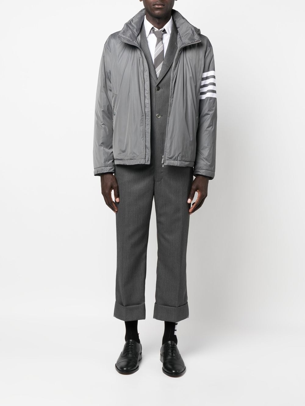 4-Bar stripe padded jacket - 2