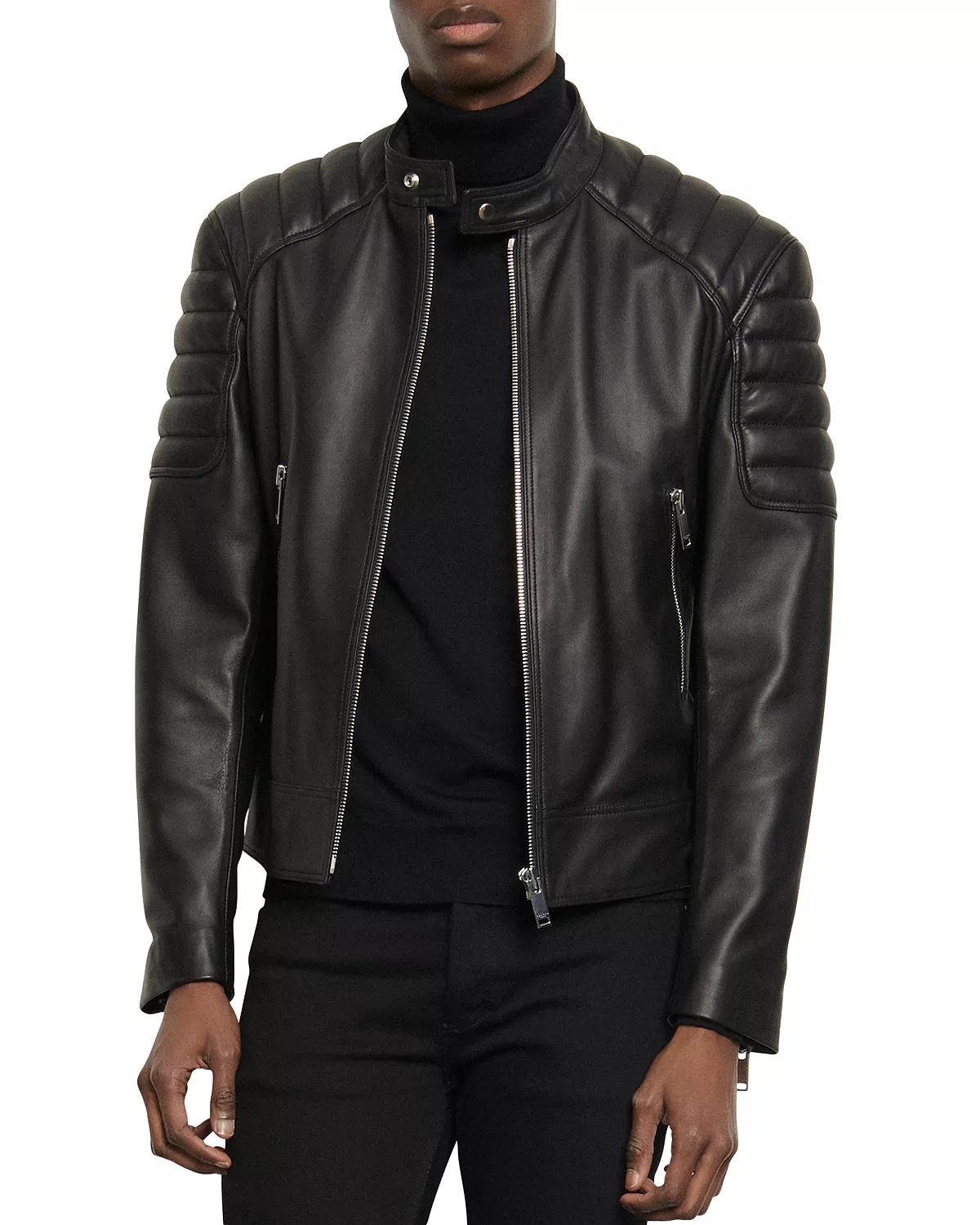 Biker Leather Jacket - 1