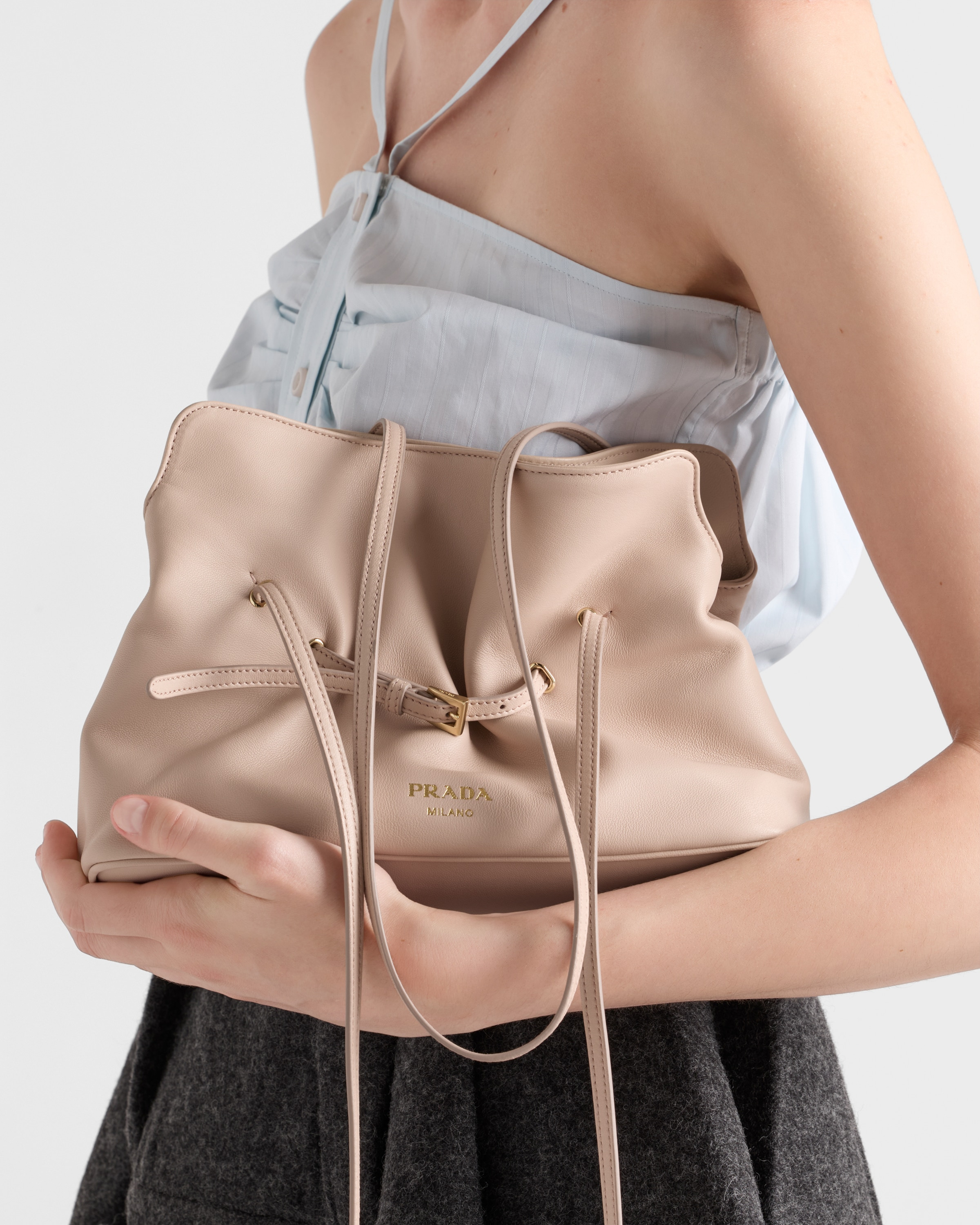 Small Prada Dada nappa leather bag - 8