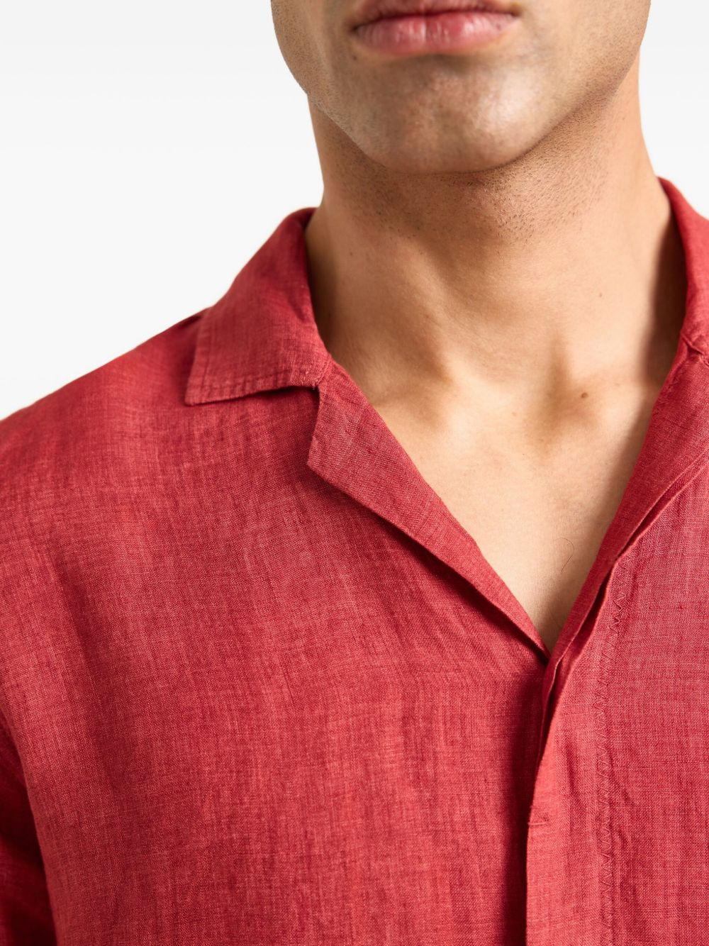 Maitan linen stitched shirt - 4