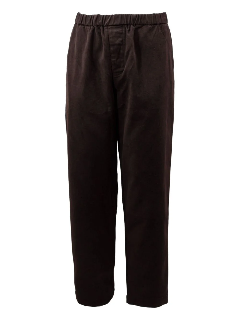 elastic-waistband trousers - 1