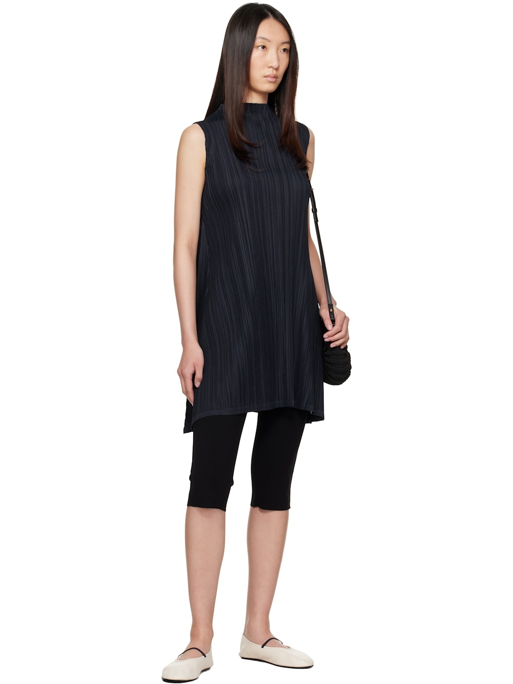 Navy Mid-April Mellow Pleats Tunic - 4
