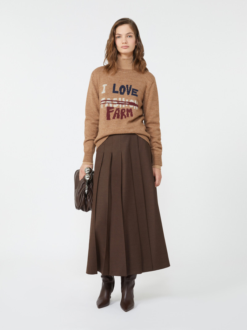 WEEKEND Max Mara NITRA Alpaca and wool jumper outlook