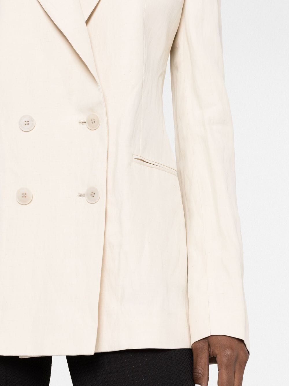 double-breasted blazer jacket - 3