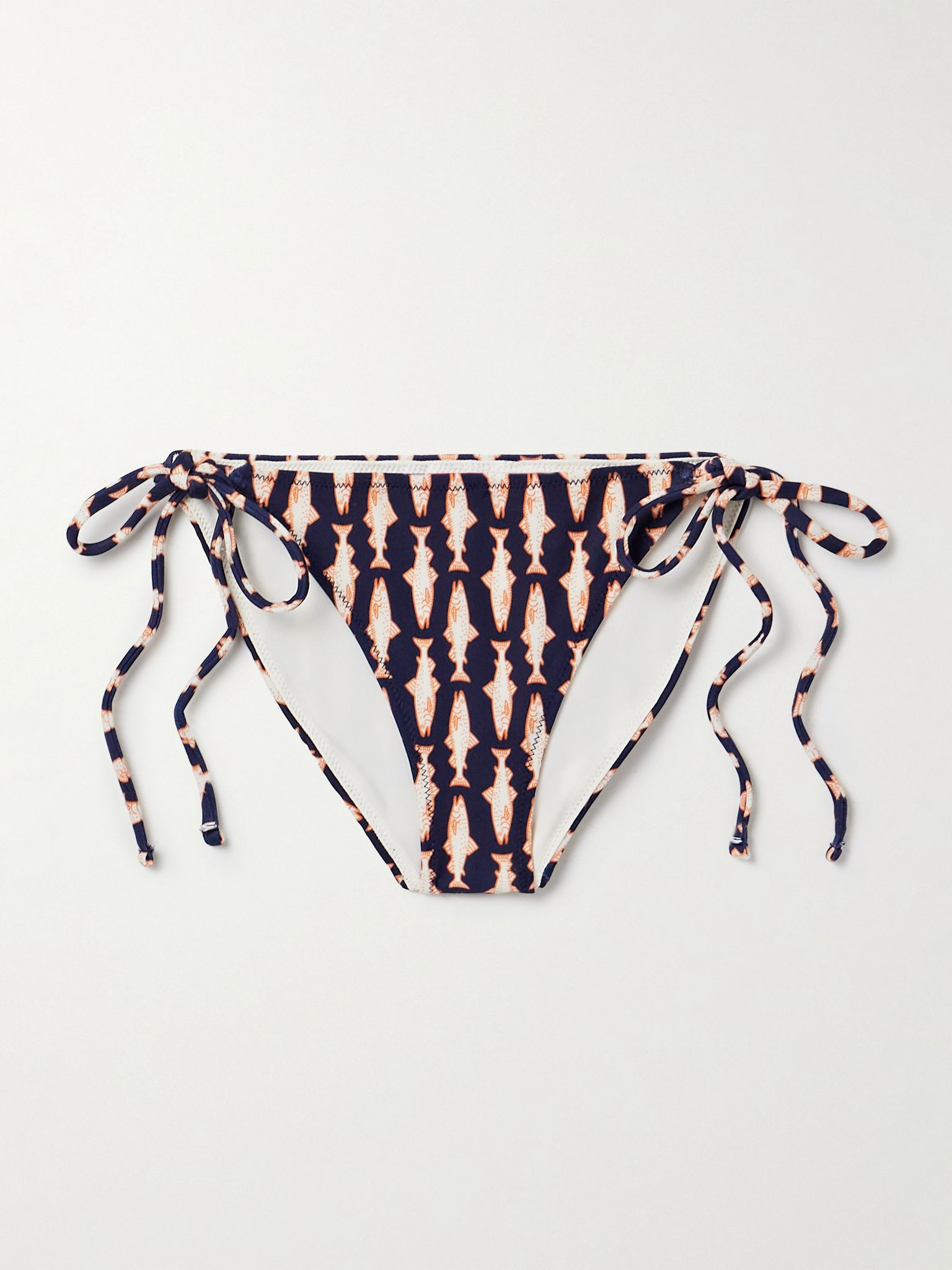 Printed bikini briefs Blue - 1