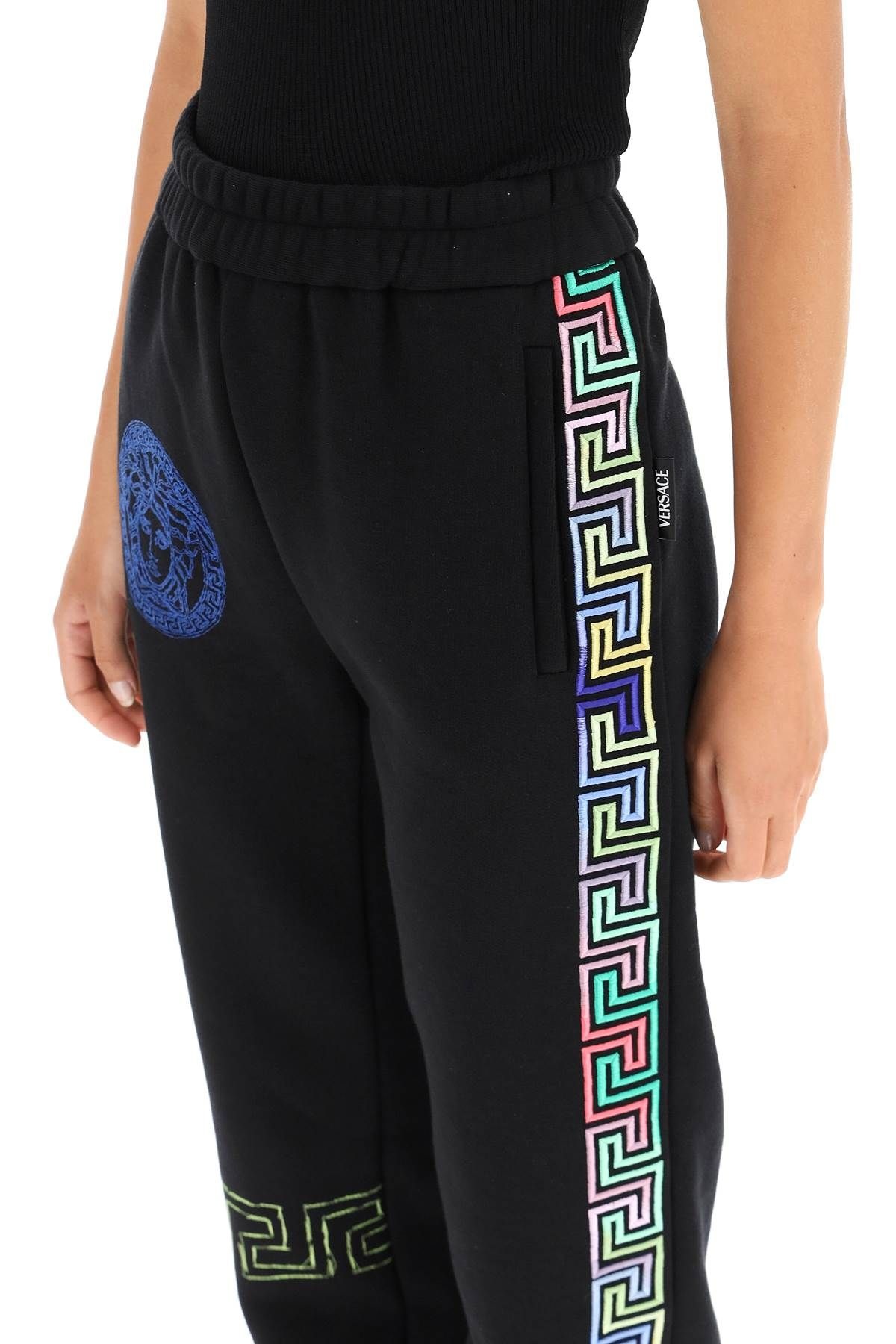 TRACKPANTS WITH MULTICOLOR GRECA - 5