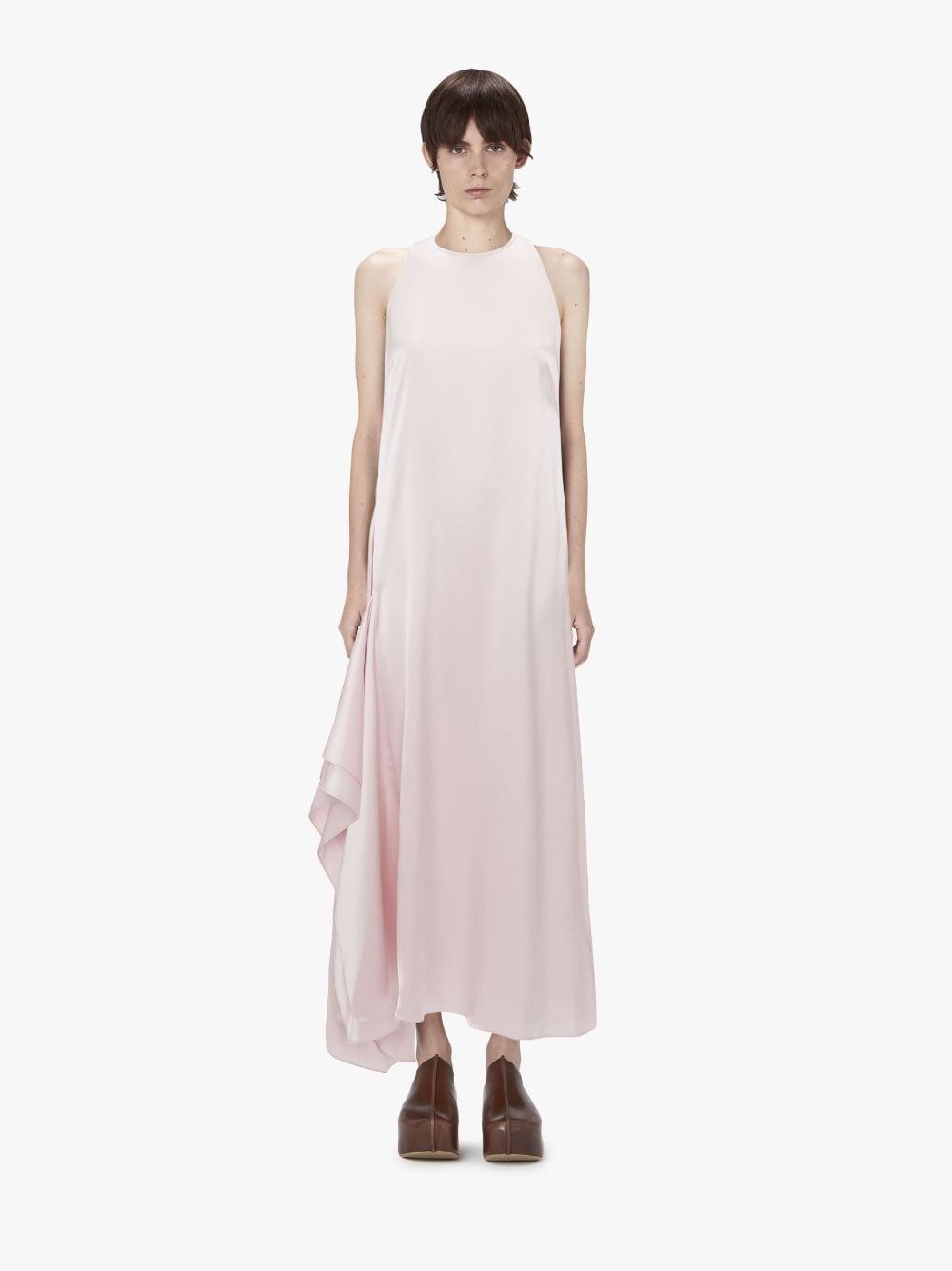 JW Anderson Light pink satin dress | gebnegozionline