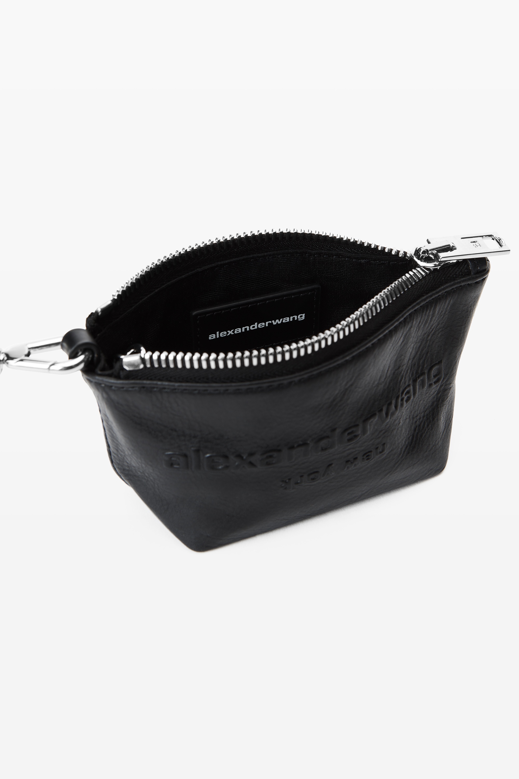 coin purse in crackle patent leather - 4