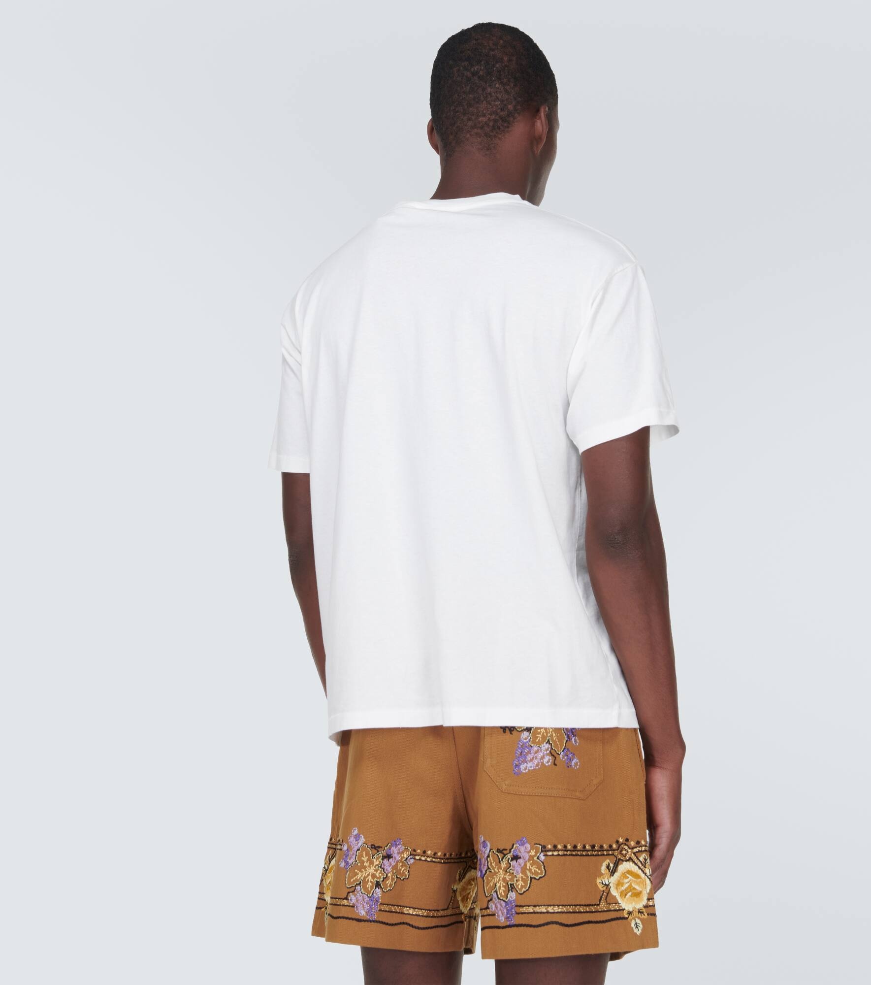 Printed cotton jersey T-shirt - 4
