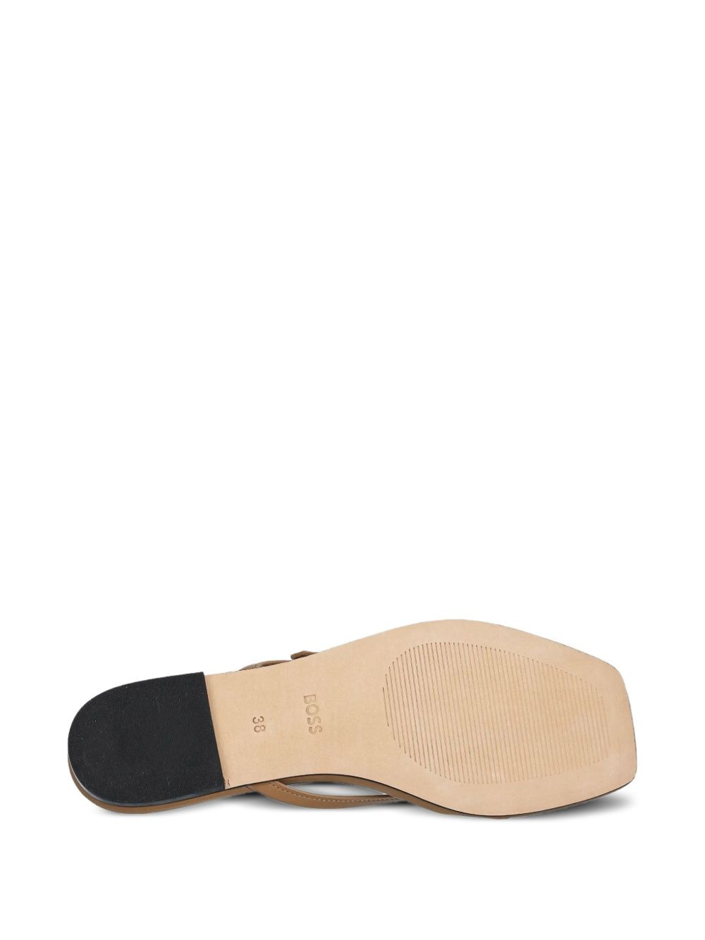 buckle-detail square-toe sandals - 5