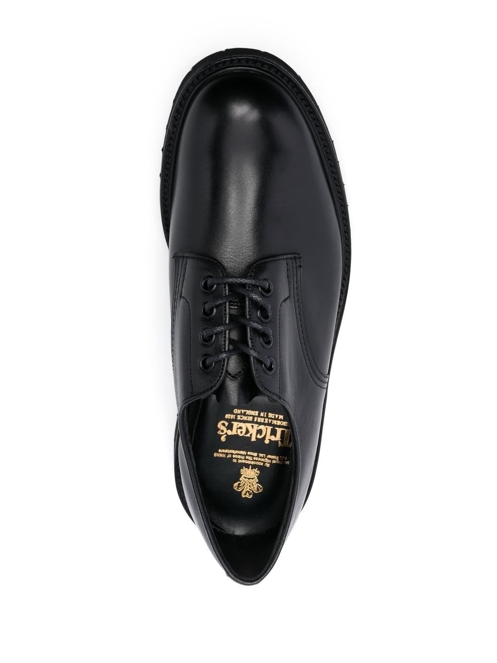 lace-up leather Derby shoes - 4