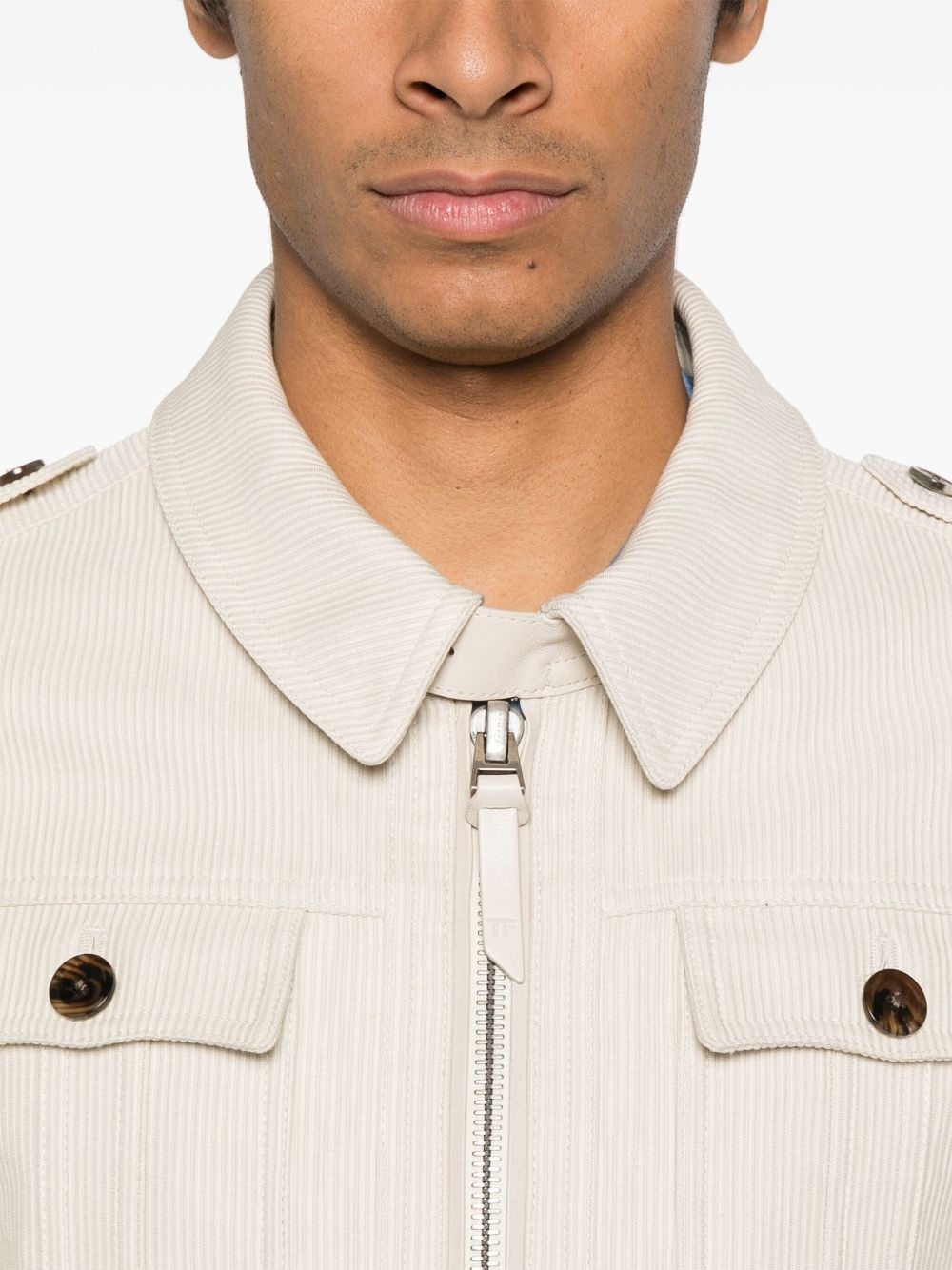 corduroy bomber jacket - 5
