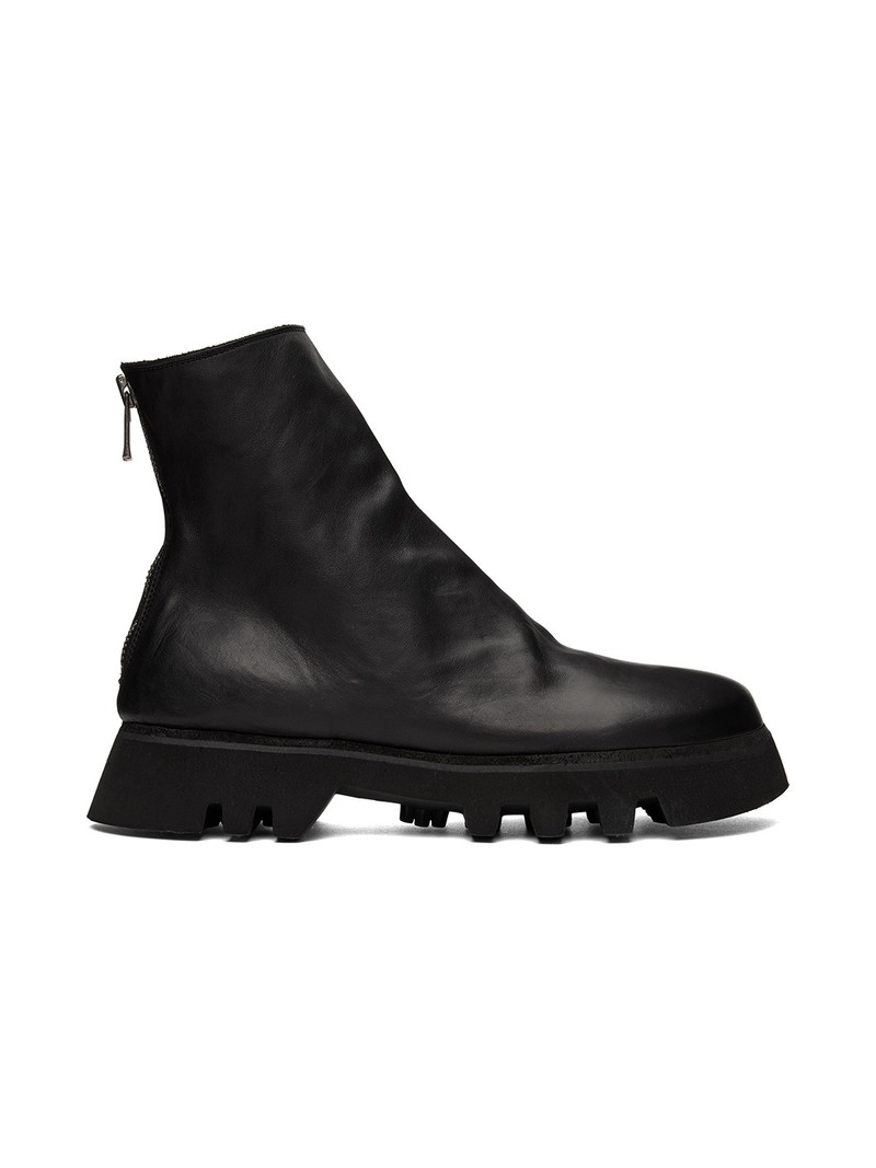 Black ZO08V Zip Boots 1