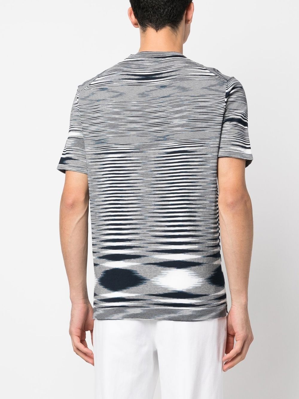 geometric-print cotton T-shirt - 4
