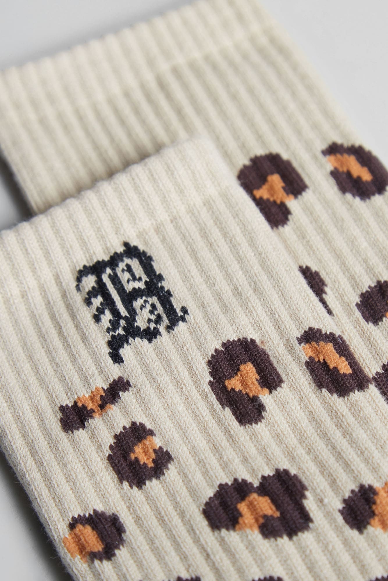 R13 SOCKS - KHAKI LEOPARD - 2