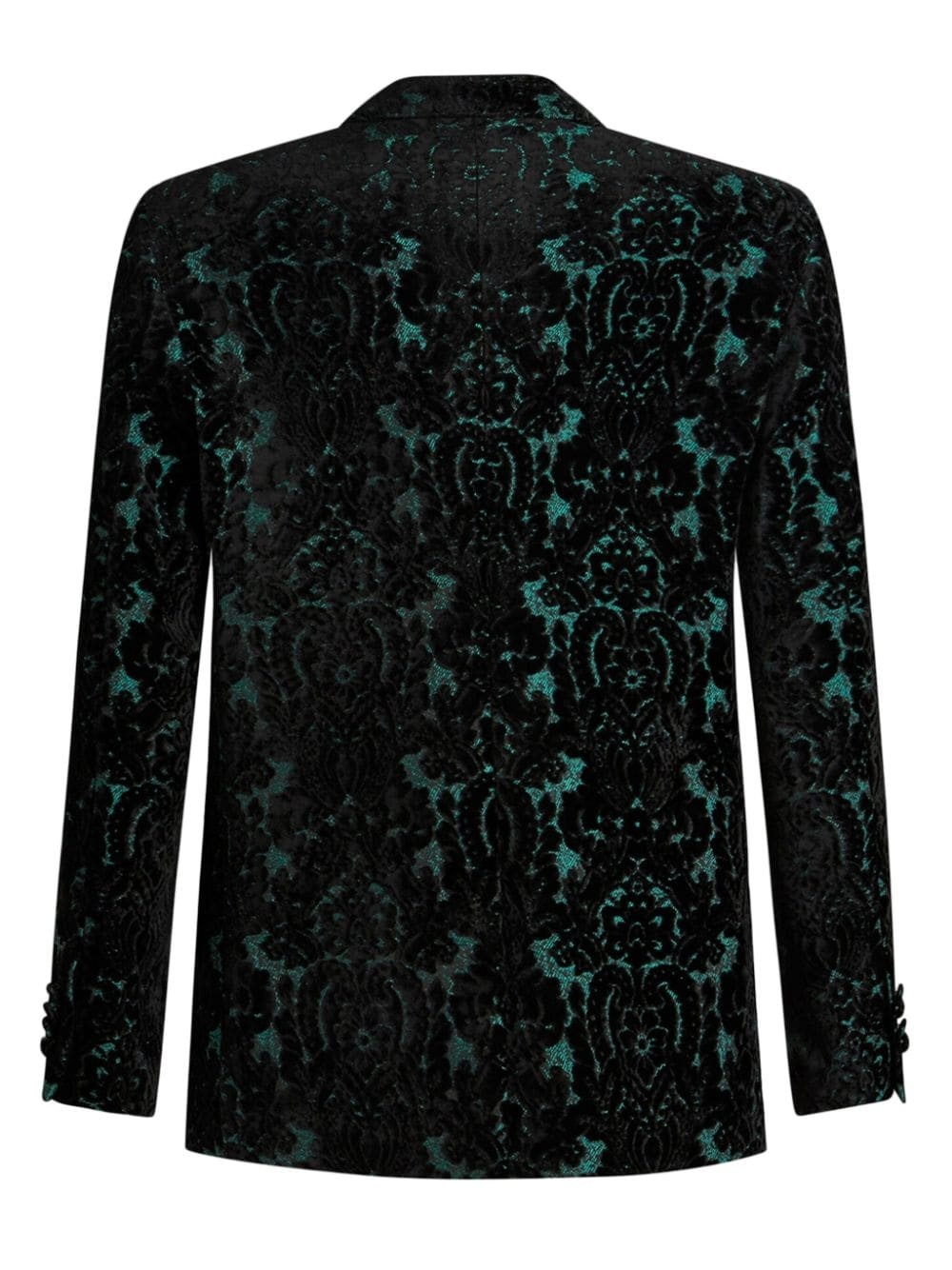 brocade velvet blazer - 6