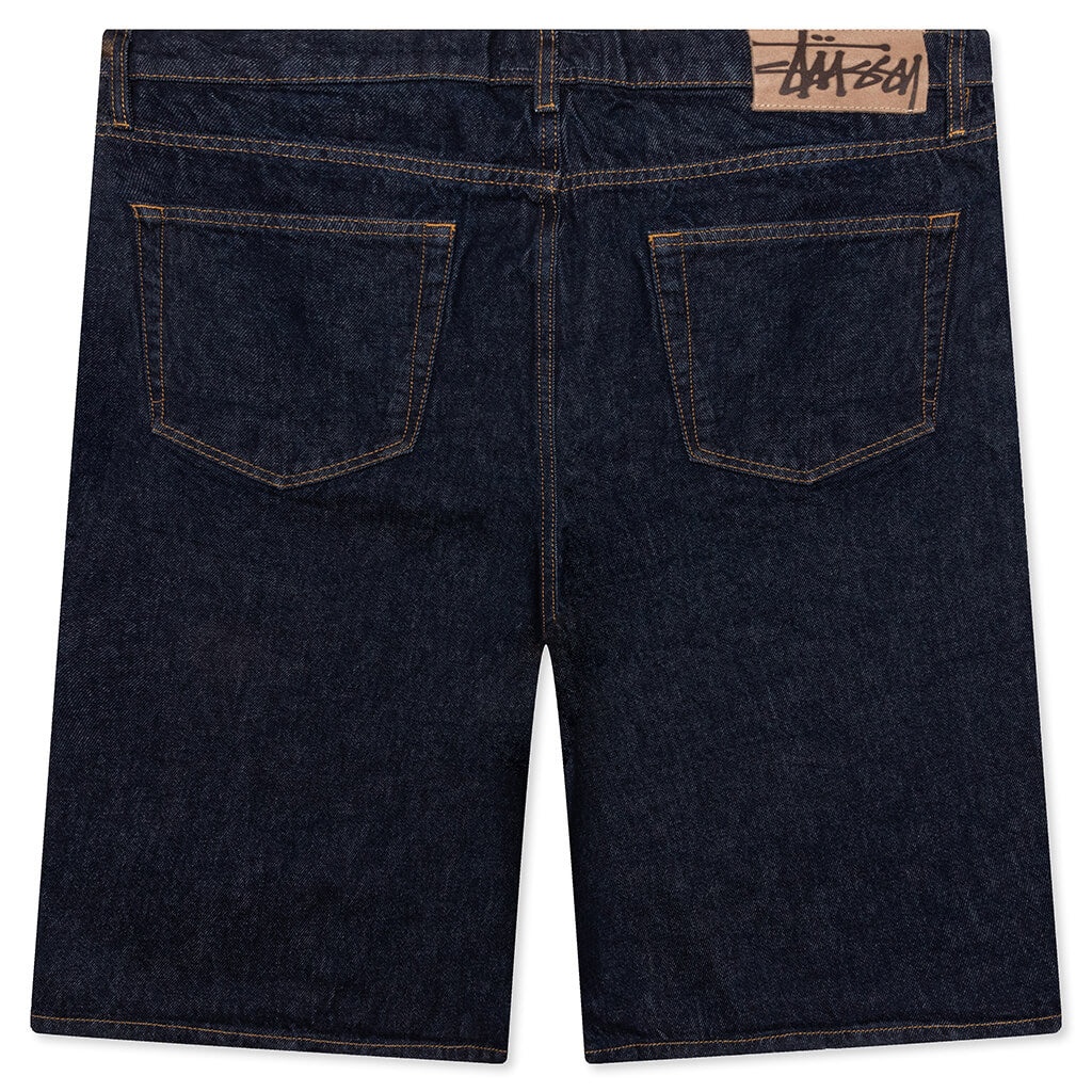 BIG OL SHORTS DENIM - RINSED INDIGO - 2