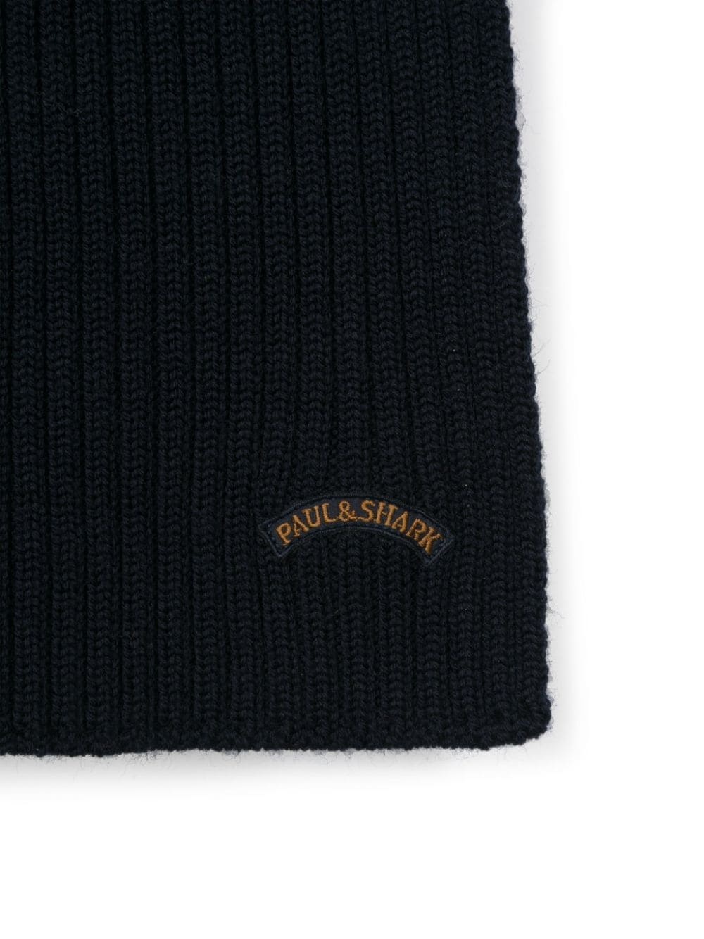 logo-patch scarf - 2