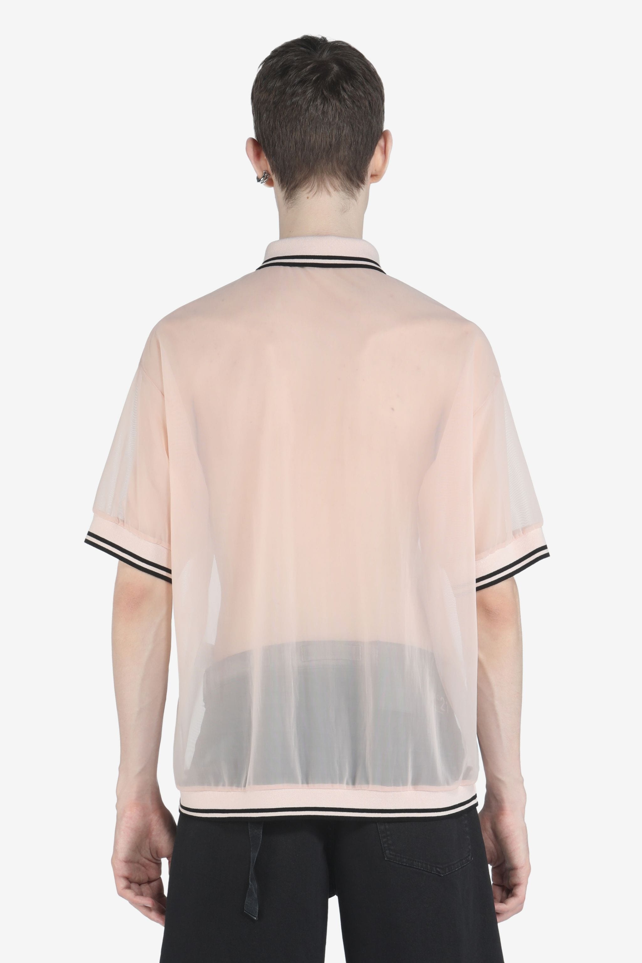 SHEER POLO SHIRT - 2