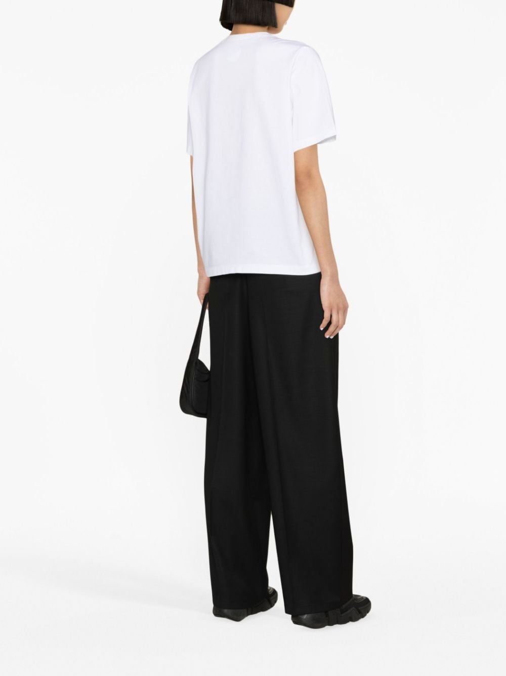 logo-print cotton T-shirt - 4