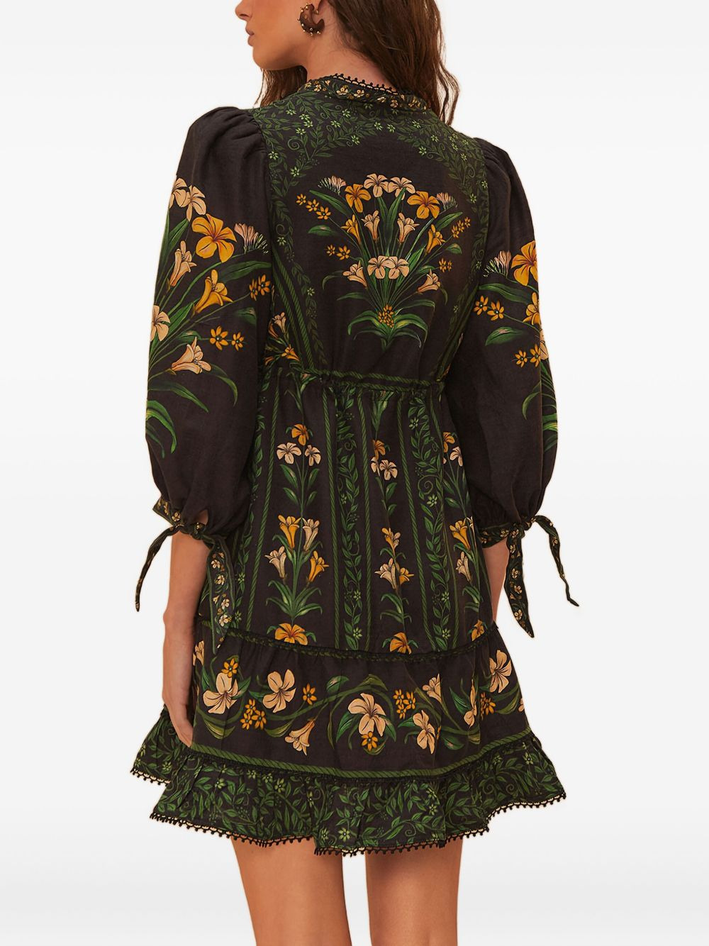 floral-print mini dress - 2