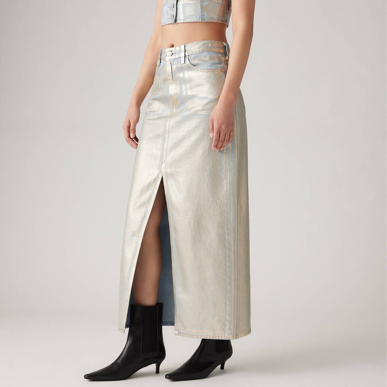 ANKLE COLUMN SKIRT - 4