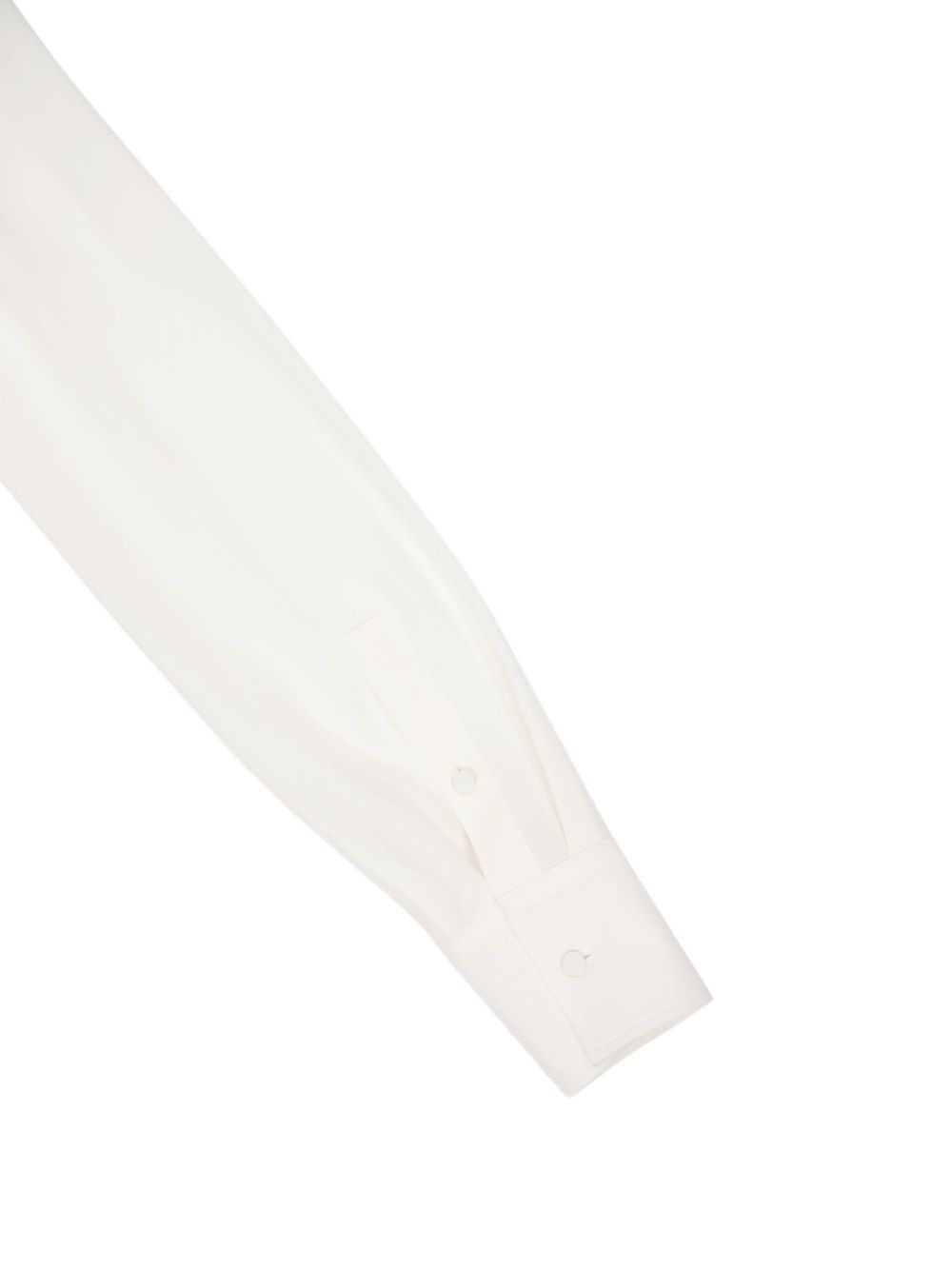 pussy-bow collar silk shirt - 4