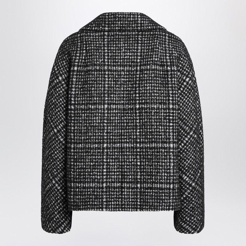 Dolce&Gabbana Black/White Houndstooth Jacket Women - 2