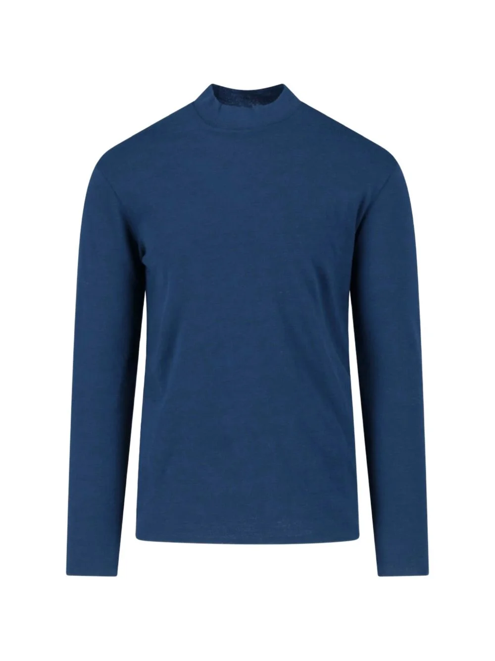 long-sleeve mock-neck T-shirt - 1