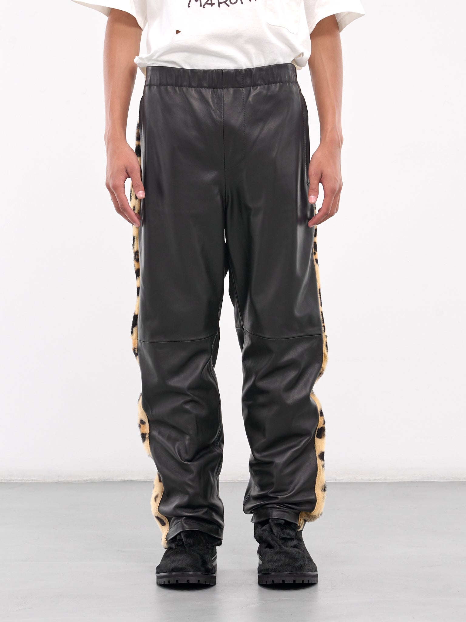 Leather Joggers - 1