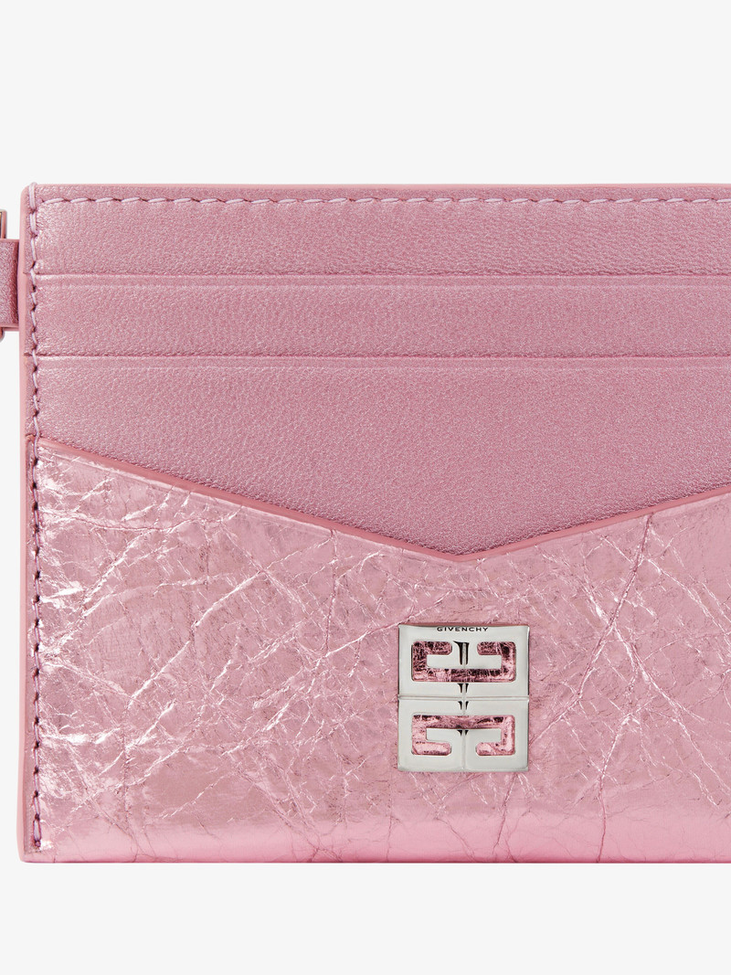 4G CARD HOLDER IN LAMINATED LEATHER 3