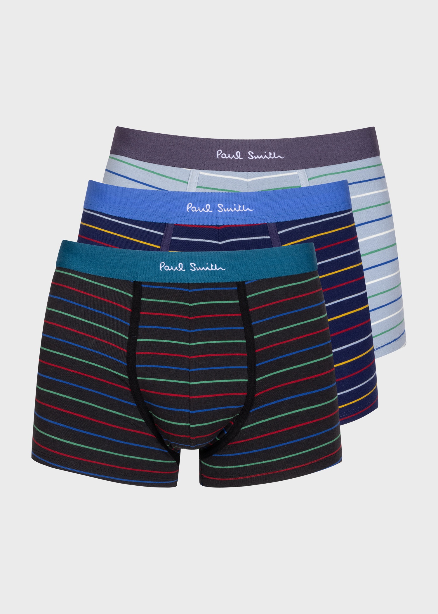 'Boston' Stripe Boxer Brief Three Pack - 1