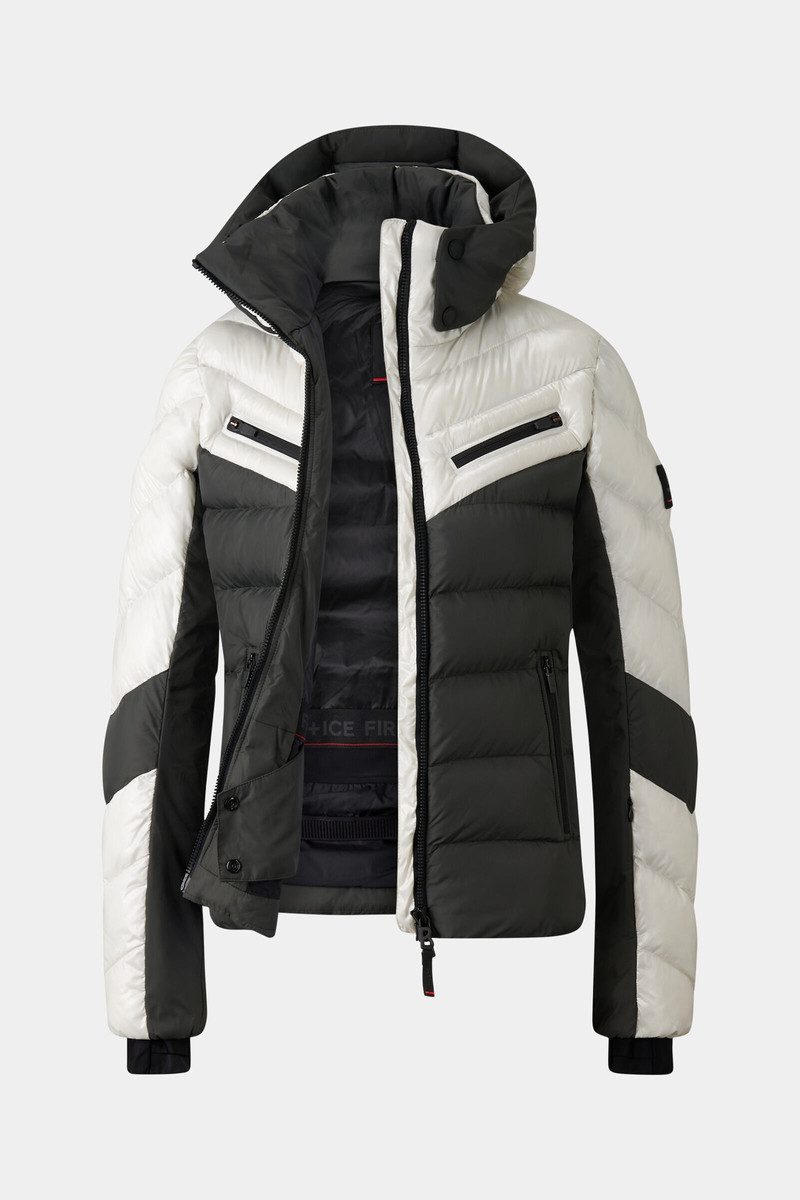 BOGNER Farina Ski jacket in White/Gray outlook