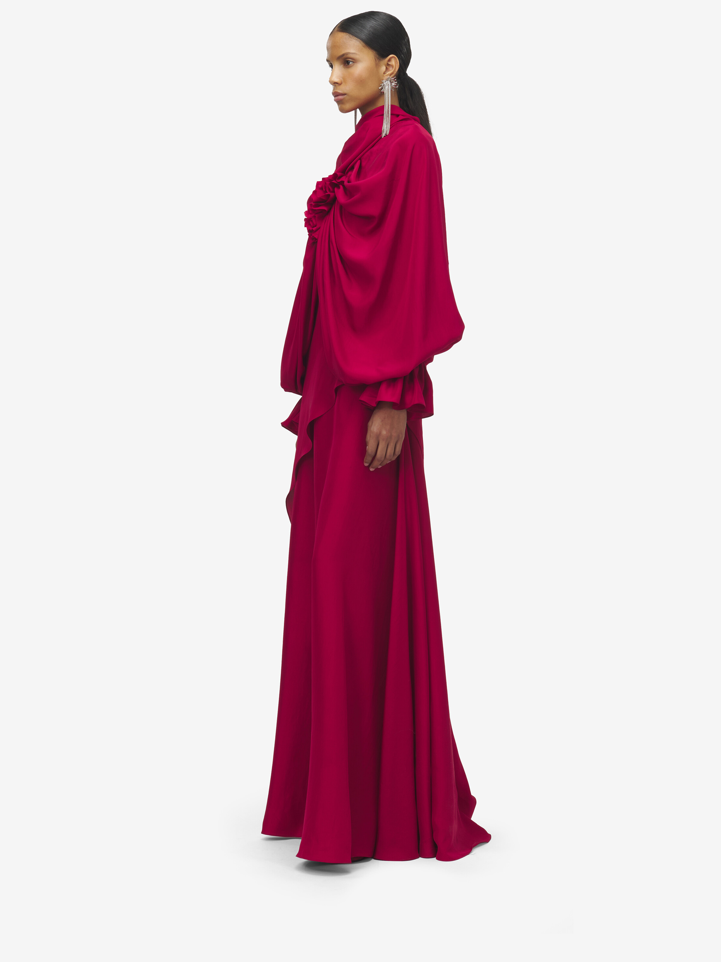 Draped Evening Dress - 3