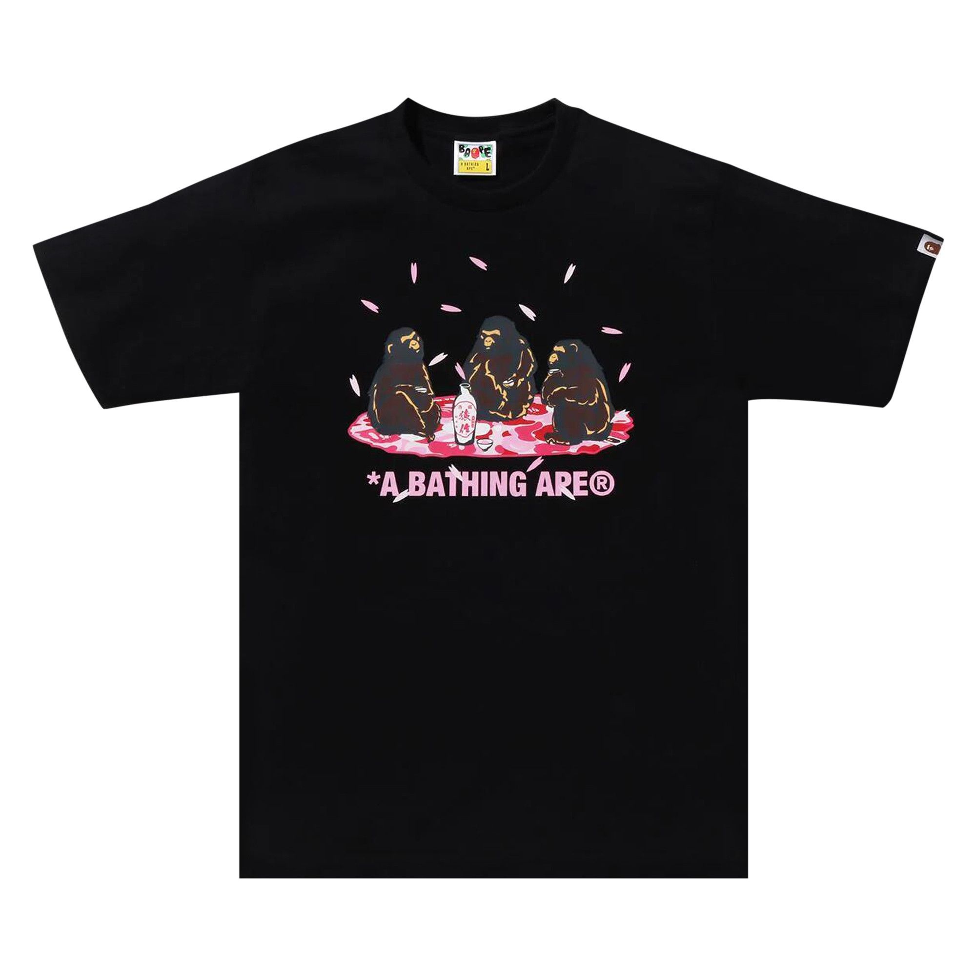 BAPE Sakura Viewing Tee 'Black' - 1