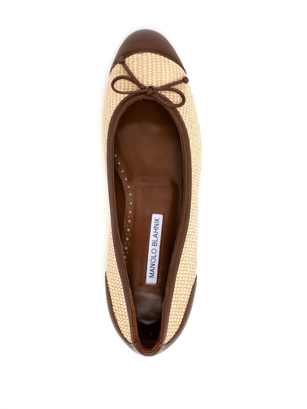 bow detail ballerina shoes - 4