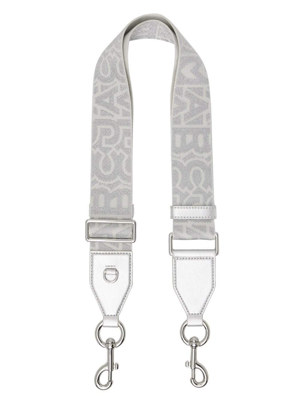Silver 'The Monogram Utility' Shoulder Strap - 1