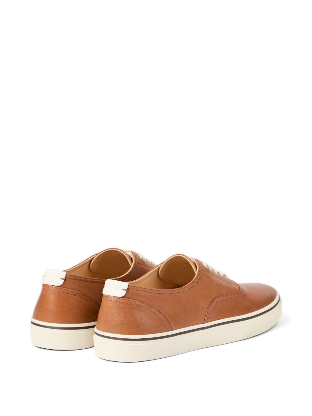 calfskin lace-up sneakers - 4
