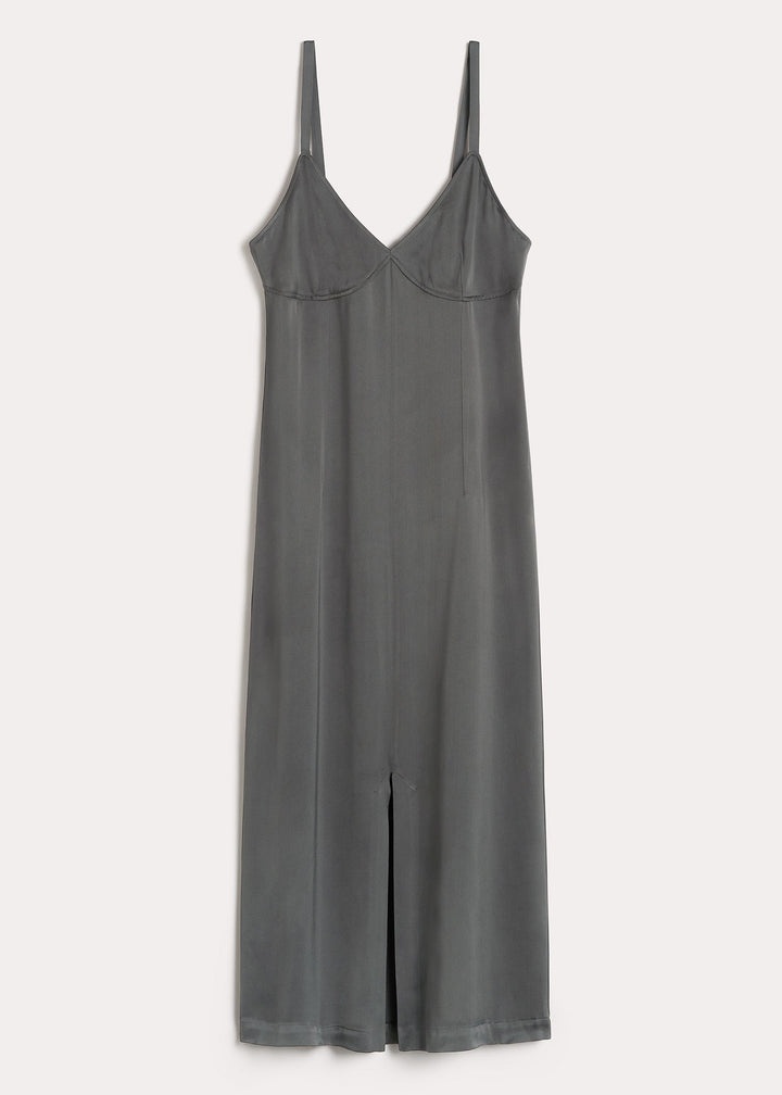 Front-split crepe cami dress lead - 1