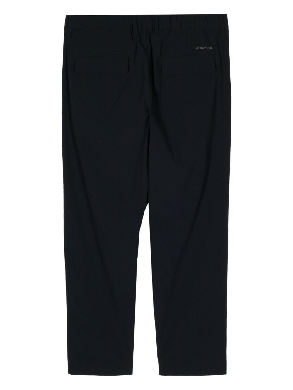 elasticated waist cropped trousers - 2