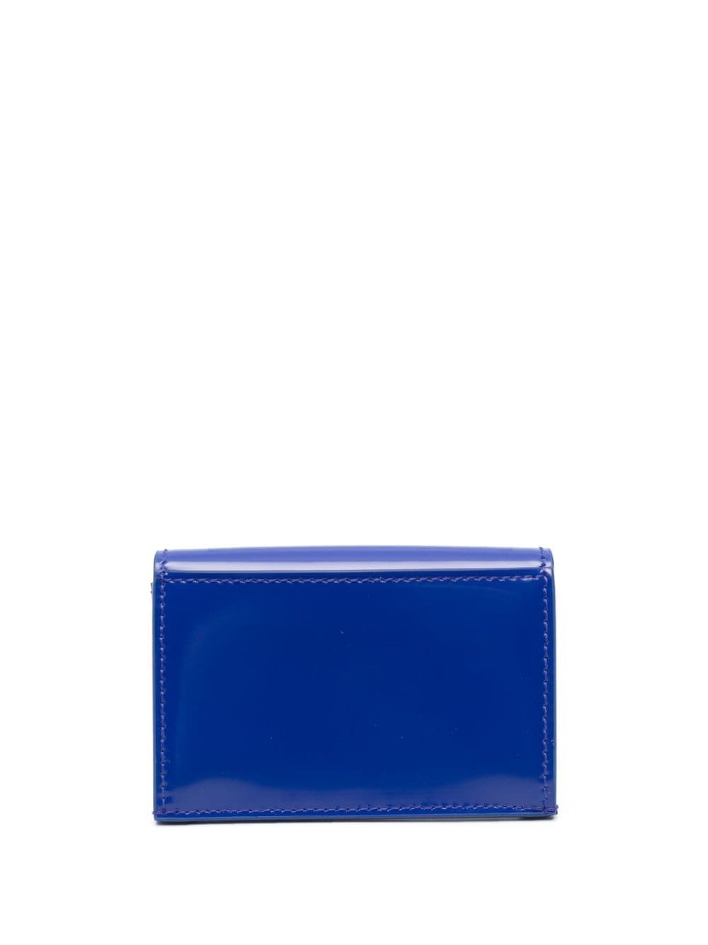 logo-plaque leather wallet - 2