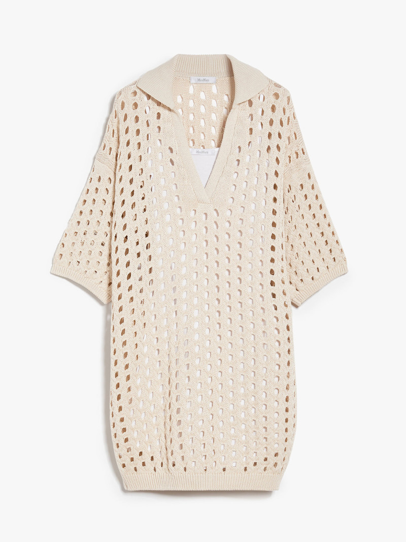 URNA Mesh short dress in cotton - 1