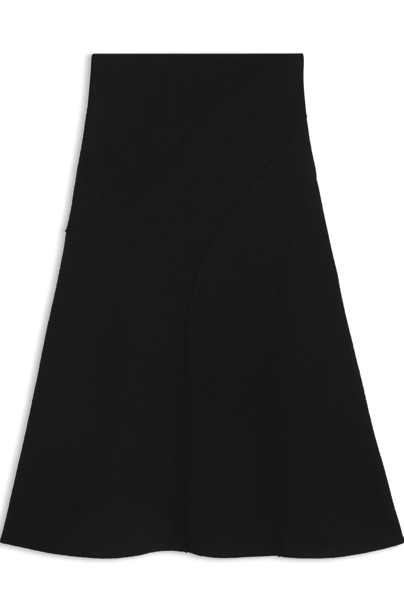 A-LINE SKIRT IN BOILED WOOL 1