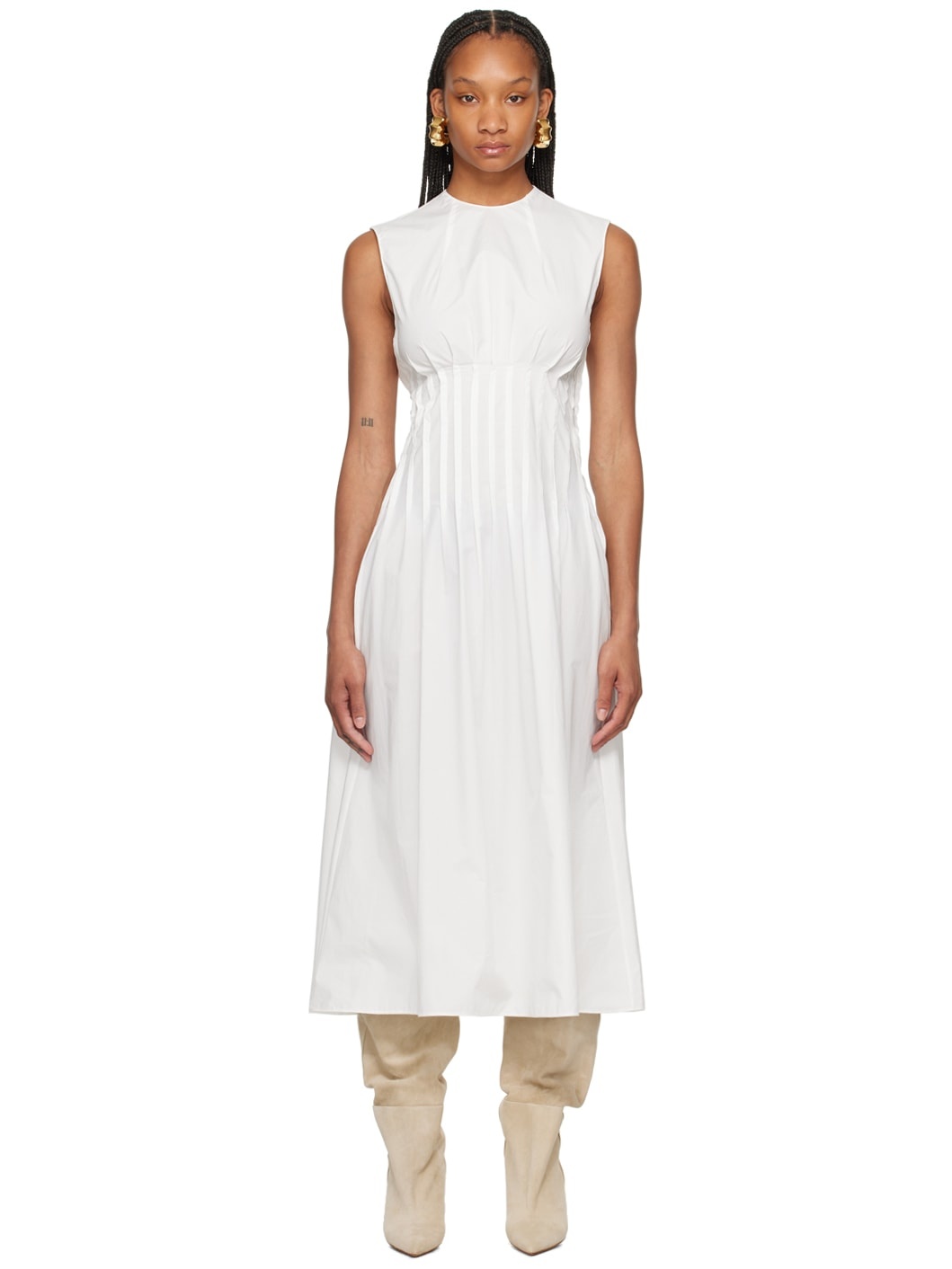 White 'The Wes' Maxi Dress - 1