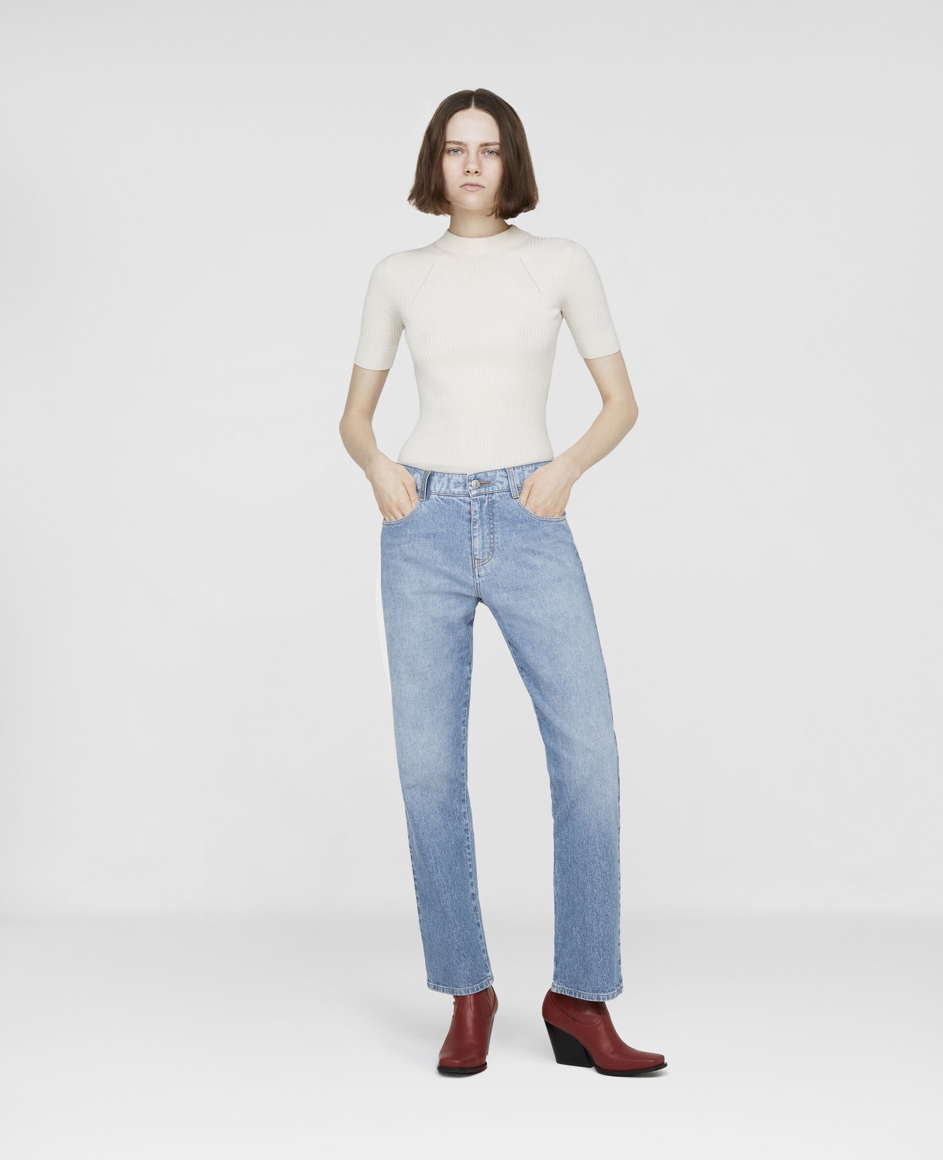 Logo Slim Denim Jeans - 2