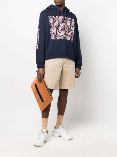 Etro paisley-print pullover hoodie outlook