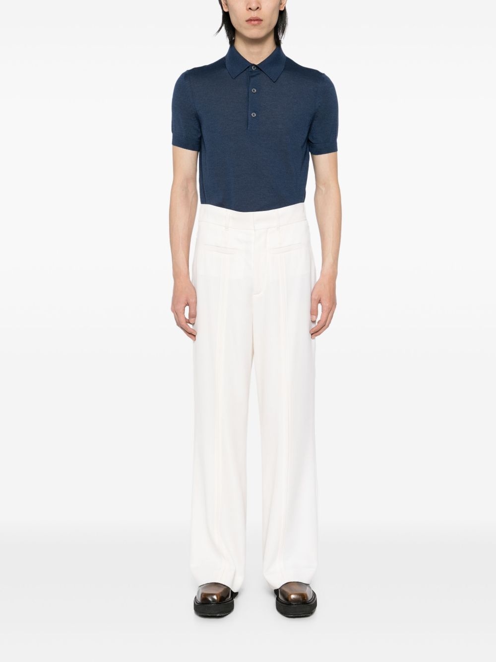 short-sleeved polo shirt - 2